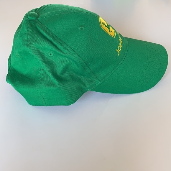 John Deere Snap Back Cotton Hat Green - Picture 3 of 6